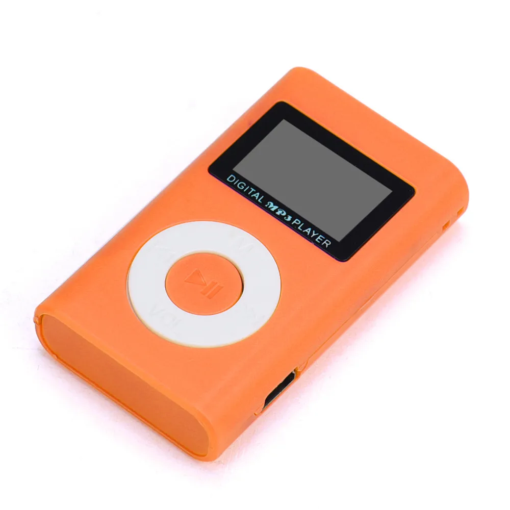 HIPERDEAL USB мини MP3 плеер ЖК-экран Поддержка 32 ГБ Micro SD TF карты Прямая поставка#15 - Цвет: Оранжевый