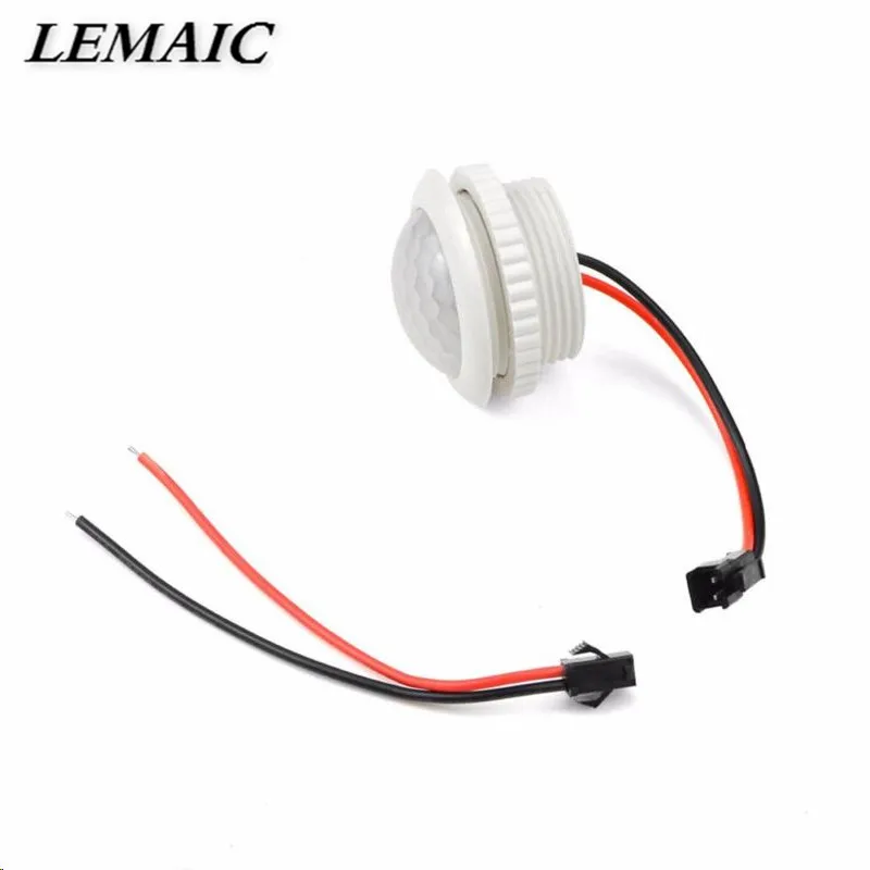 

LEMAIC PIR Motion Sensor Switch AC 220V ON/OFF IR Infrared Human Body Motion Sensor Light Control Detector Module For LED Lamp
