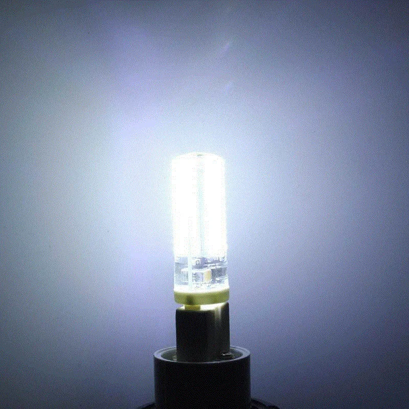 Светодиодная лампа G4 высокой мощности SMD2835 3014 AC DC 12 В 220 светильник/теплый белый