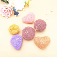 1 шт. хороший упаковочный спонж для умывания полукруг сухой натуральный Giantarum Konjac Губка Konnyaku для очищения лица мойка для купания