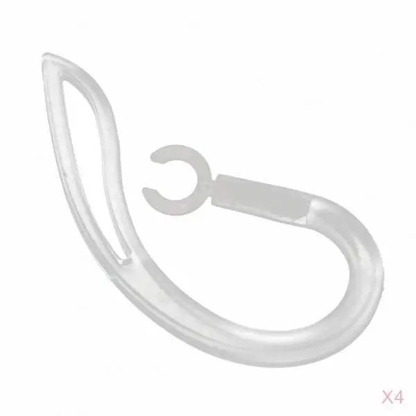 2019 NEW 4pcs Clear Replacement Bluetooth Headset Earhooks for Plantronis Marque M155 M165 M1100 M100 M55 M28 M25 (6mm)