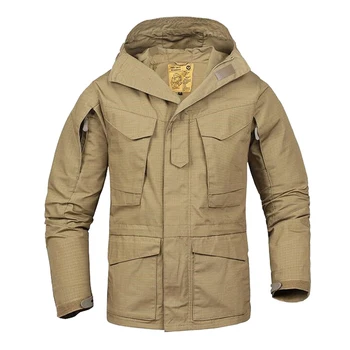 

M65 UK US Army Tactical Jacket Casual Waterproof Windbreaker Men Winter Autumn Flight Pilot Coats Hoodie Military Field Jacket