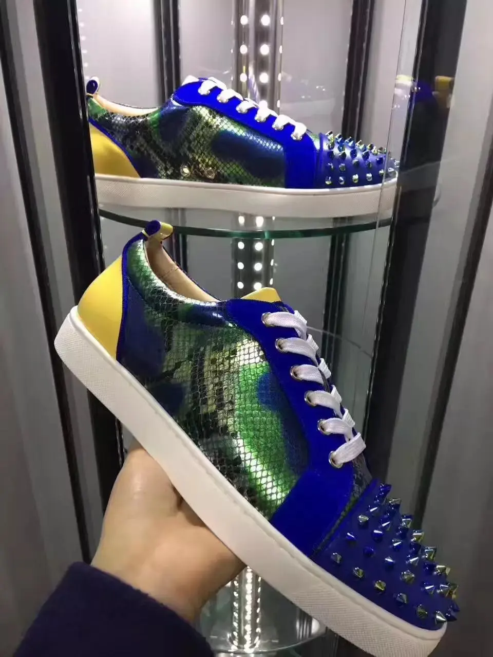 Chaussures En Lace Sports Air Hommes up As Noble Sneaker 2018 Pour Pointu De Marche Plein Loisirs Cuir Chentel Mode Picture Nouveau Rivet 2EWDH9I