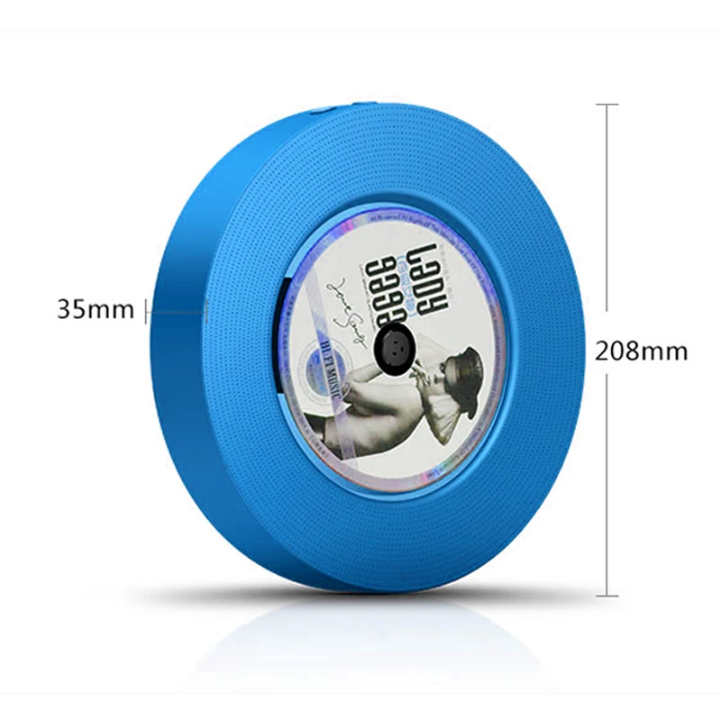Wall Mountable Bluetooth CD Player Portable