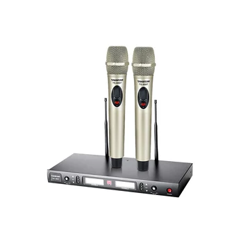 

Takstar TS-8807 UHF Wireless Microphone Dual channel UHF wireless LCD-displays Key lock function reliable sound synthesis