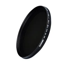 Zomei vidrio delgado ND2-400 neutral density fader filtro ND variable ajustable 49/52/55/58/62 /67/72/77/82mm