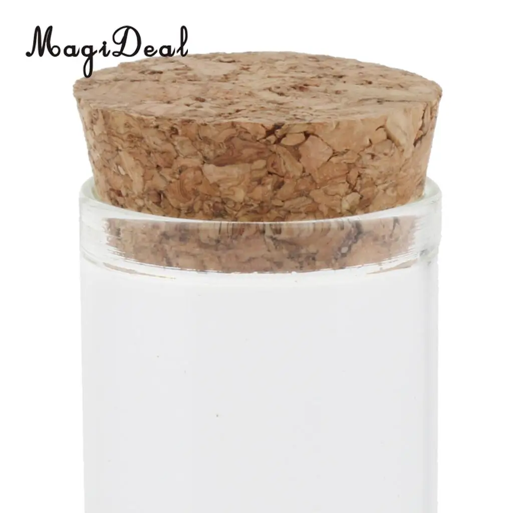 20pcs 15ml Mini Glass Cork Jars Essential Oil DIY Decoration Bottle - Wishing Lucky Vials