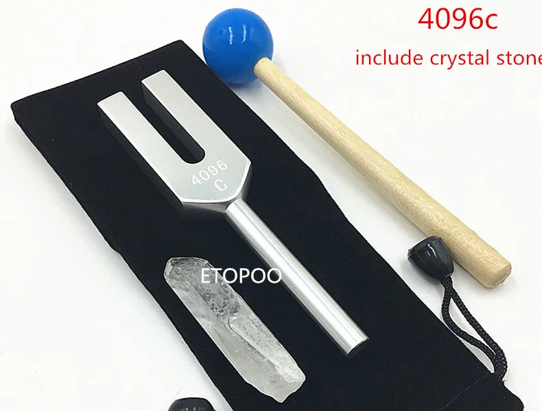 

OM136.1 Aluminum alloy tuning fork crystal 4096 nervous system testing body tuning fork Chakra tuning forks For Sound Healing