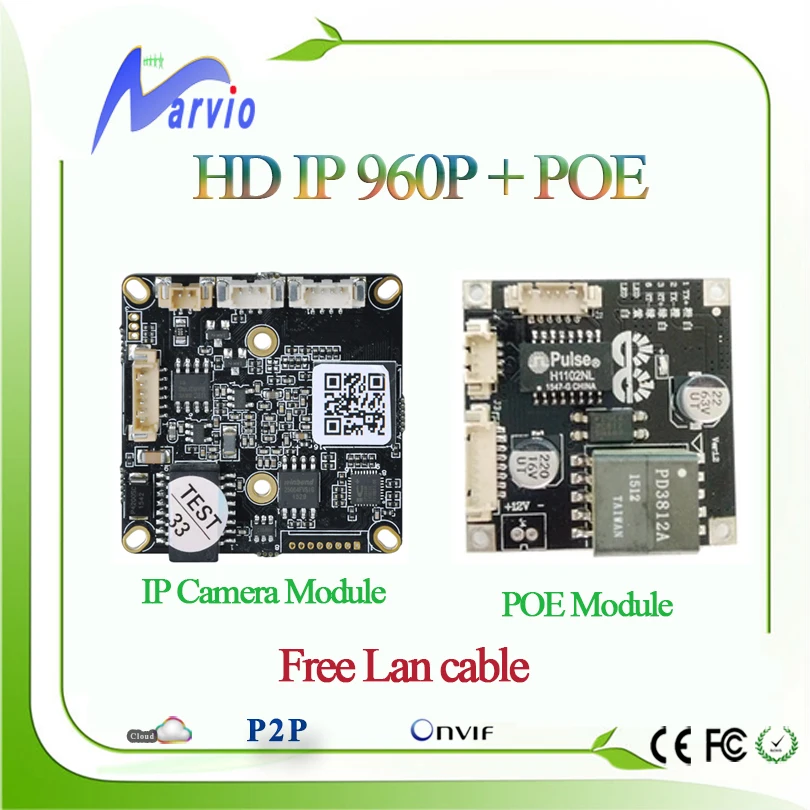 HD 960P 1.3MP CCTV IP Camera board and POE module the CCTV IP POE Camara board + tail Lan Cable, free P2P Series Number HD 960P 1.3MP CCTV IP Camera board and POE module the CCTV IP POE Camara board + tail Lan Cable, free P2P Series Number