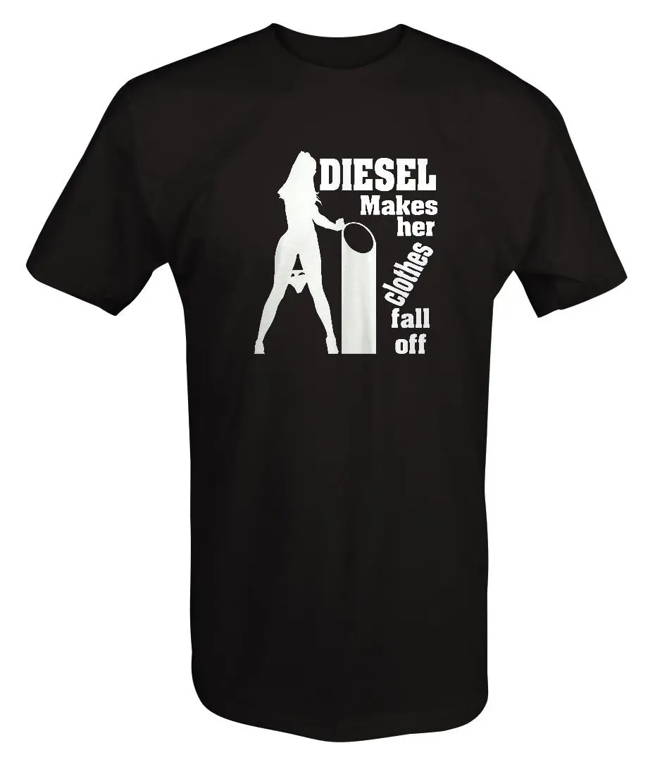 

Diesel Makes Her Clothes Fall Off - Sexy Girl Funy Trucker Shirt T Shirt