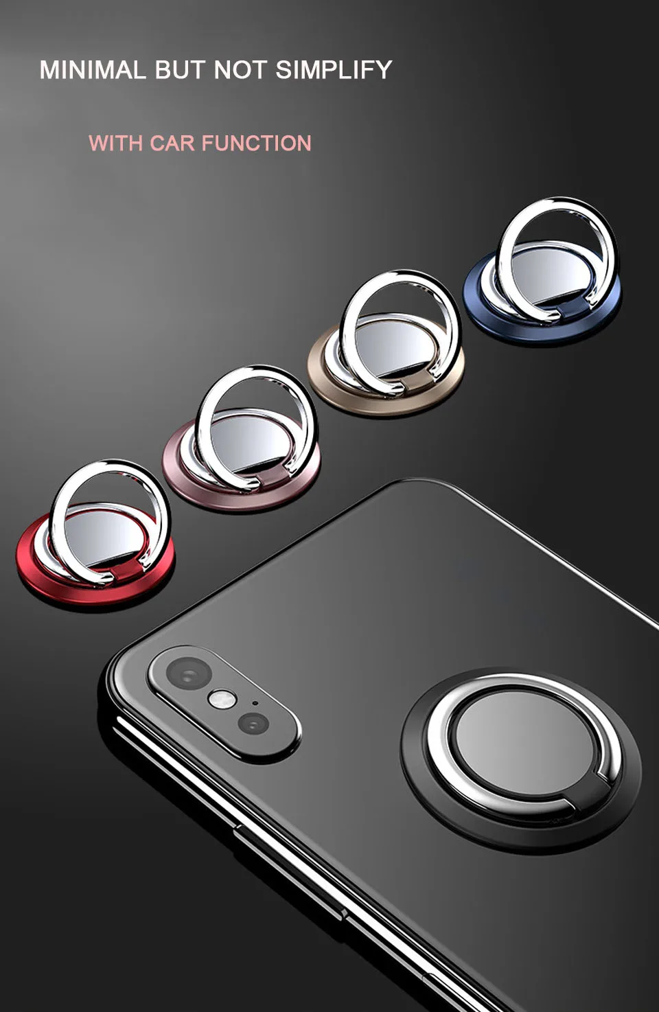 finger phone holder desk stand holder ring for phone phone holder ring metal