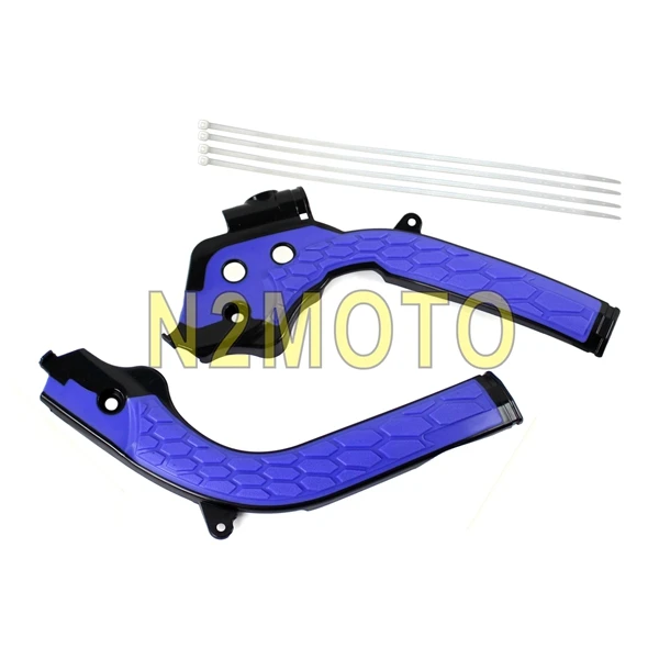 4 цвета Мотокросс X-Захваты рамка Защита Frameguards для KTM SXF 250 350 450 SX 125 250 EXC-F 250 350 450 EXC 125 250 300 ТПИ - Цвет: black blue