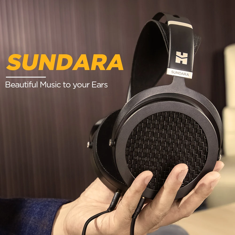 Накладные полноразмерные магнитные наушники HIFIMAN SUNDARA (черные) с высокой
