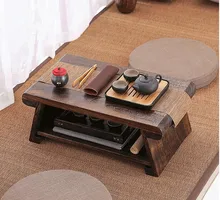 Multi Folding Wooden Japanese Tea Table For Living Room Furniture Low Modern Minimalist Compact Tatami Coffee Folding Table Wood modern living room furniture wooden coffee table