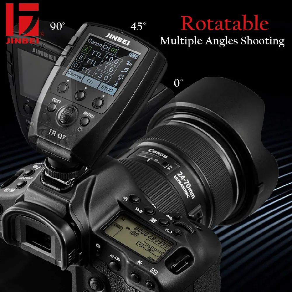 Беспроводной дистанционный передатчик JINBEI вспышка HSS для Canon Nikon Sony Fuji Olympus Panasonic