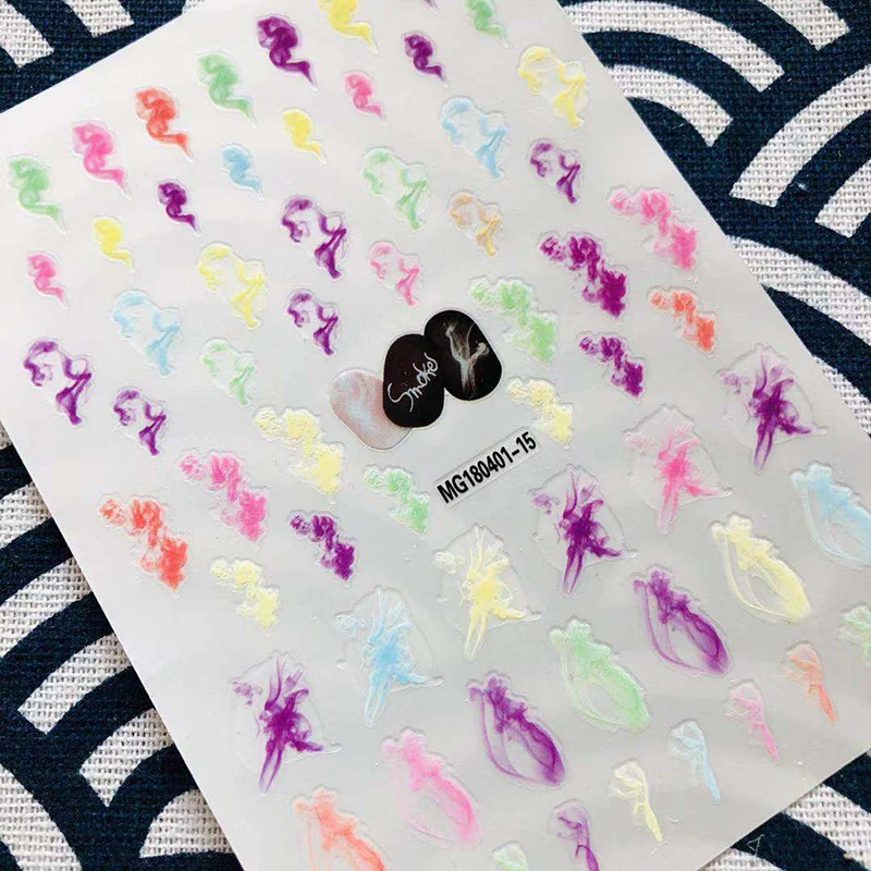 

WG180401-15 NEWEST JAPAN DESIGNS CROSS 3d nail art stickers decal template diy nail tool decorations