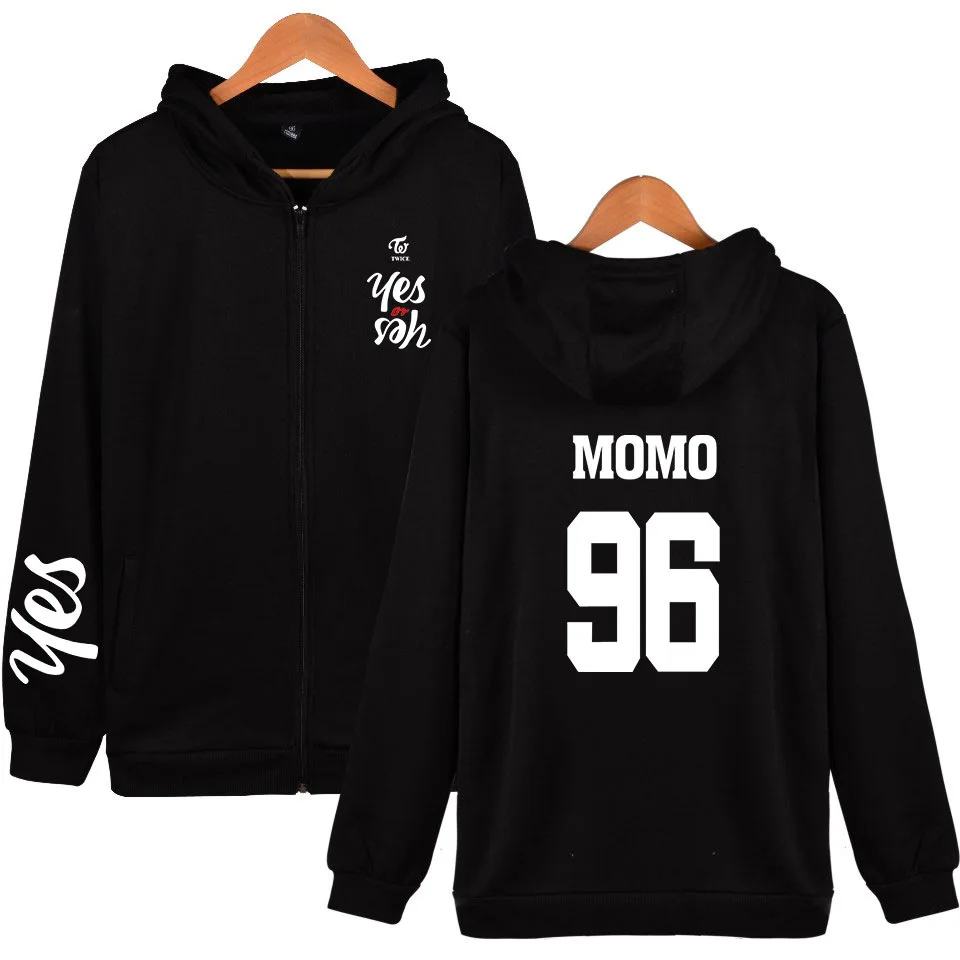  TWICE YES OR YES Printed Sweatshirts Hoodies TWICE Abum Korean Kpop Hoodie Sweatshirt Men/Women Fal