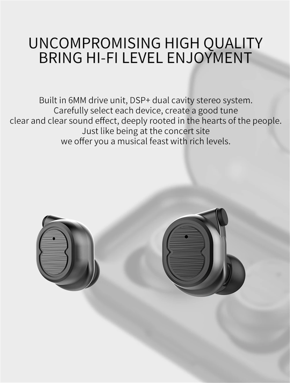 Мини беспроводной Bluetooth 5,0 наушники вкладыши спортивные с микрофоном наушники гарнитура для iPhone samsung