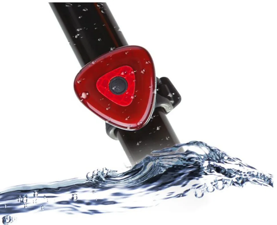 Sale Bicycle Flashlight Bike Rear Light Auto Start/Stop Brake Sensing IPx6 Waterproof LED Charging Cycling Taillight 5