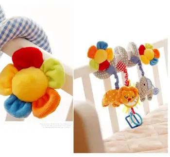 

New Infant Toys Baby Crib Revolves Around The Bed Stroller Playing Toy Car Lathe Hanging Baby Rattles YH1400