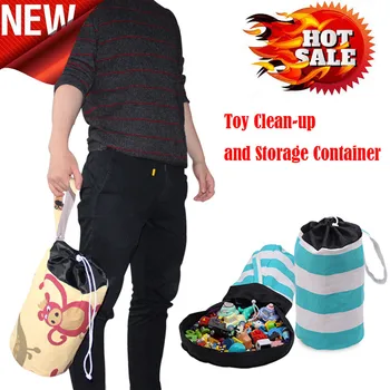 

Large Capacity Storage Bag Toys Storage Space Saving Prevent Goods Slide Away Portable Kids Toys Organizer #WS