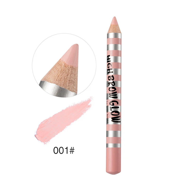 Высокое качество маркер карандаш для 3D бровей Макияж Водонепроницаемый контур осветить лицо хайлайтер - Цвет: 1