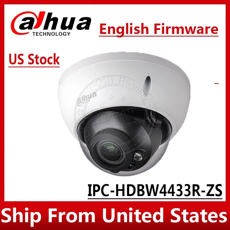 US Stock Dahua PC-HDBW4433R-ZS OEM 4MP IP Camera CCTV With 50M IR Range Vari-Focus Lens Network Replace IPC-HDBW4631R-ZS | Безопасность