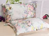 One Side Pillowcase 1pc Free Shipping 100% Mulbery Silk Pillowcase Printed Floral Color Silk Pillow Cover Standard Queen King ► Photo 1/6