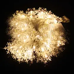 10 м/лот 70 светодиодный s светодиодный Строка сказочных огней для рождественских праздников одежда для свадьбы, дня рождения украшения