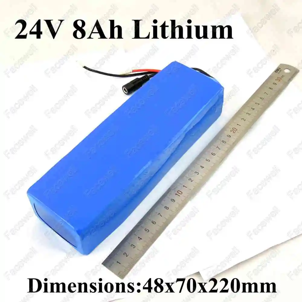 Брендовые батареи 24v 8ah батарея 8000mah литий-ионная питания для электровелосипеда