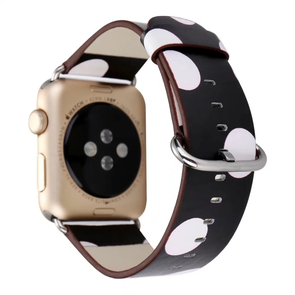 Кожаный ремешок для часов Apple Watch 44 мм 42 40 38 сменные ремешки iWatch Series 1 2 3 4 5|Ремешки