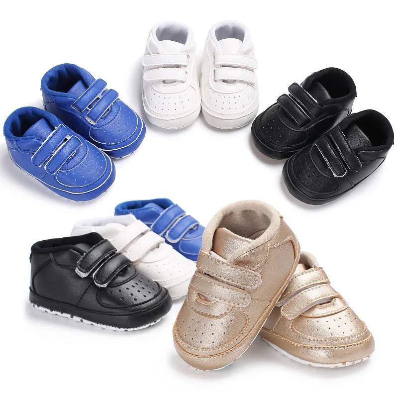 Winter Baby Moccasins Infant Anti slip PU Leather First Walkers Soft