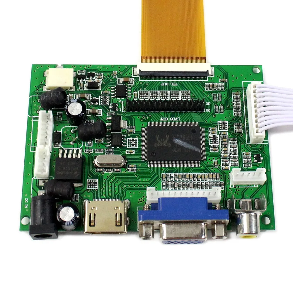 H DMI VGA 2AV ЖК дисплей плата контроллера с 7 дюймов AT070TN93 800x480 емкостный сенсорный