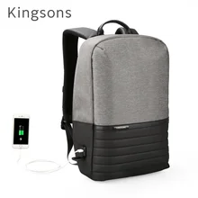 Новая брендовая сумка Kingsons, рюкзак для ноутбука 1", 15,6", ноутбук 1", 15,4" Компьютерная сумка, офисный работник, Прямая 3172