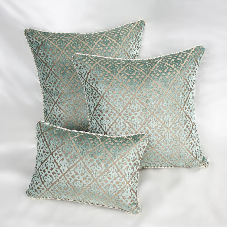 

Drop Ship Luxurious Flocking Velour Pillow Cover Cut pile Cushion Cover Home Decor Pillow Decorative Throw Pillows Pillow Case