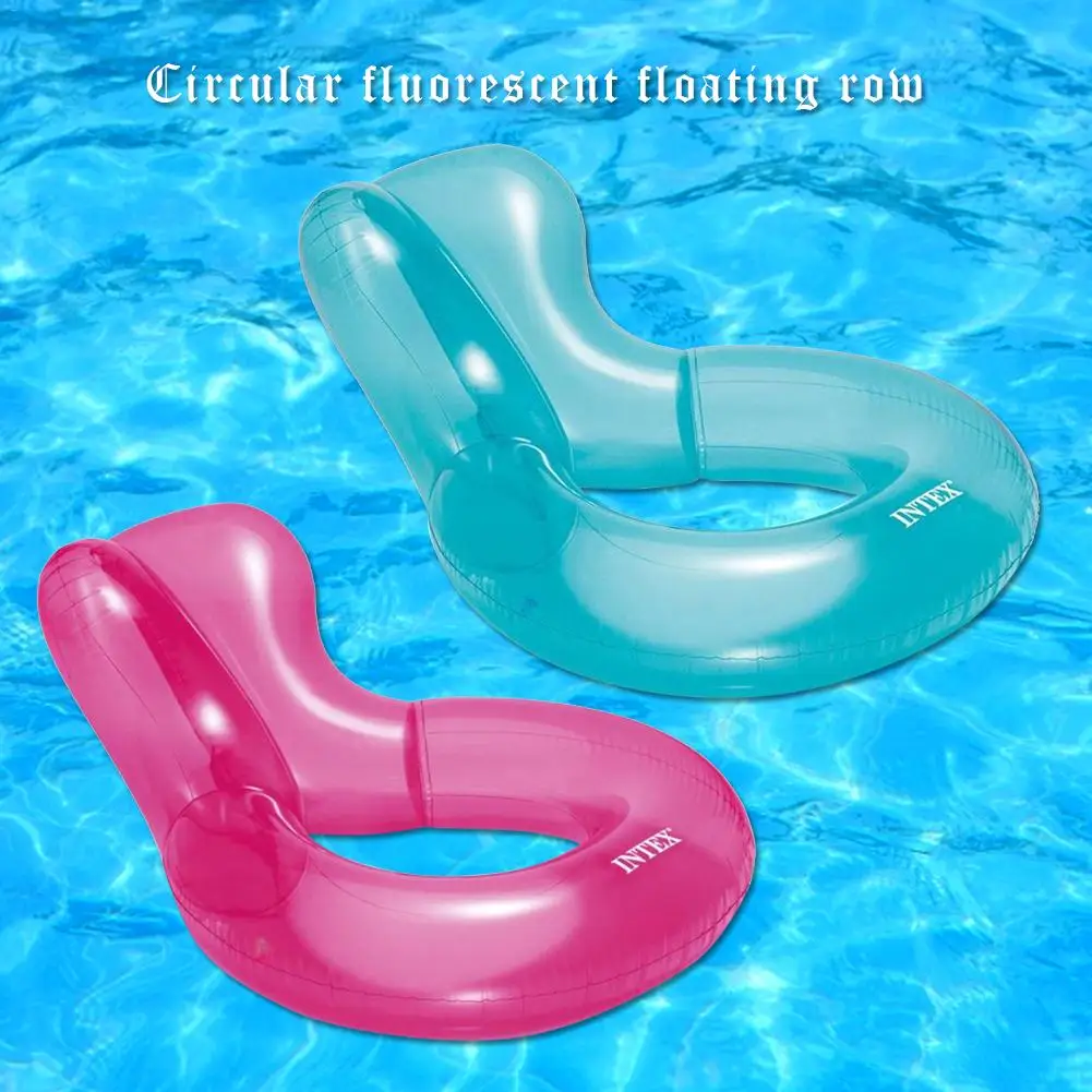 cheap Annular Floating Row Swimming Ring Floating Bed Water Toys Swimming Supplies For Adults Inflatable Floating Row High Quality