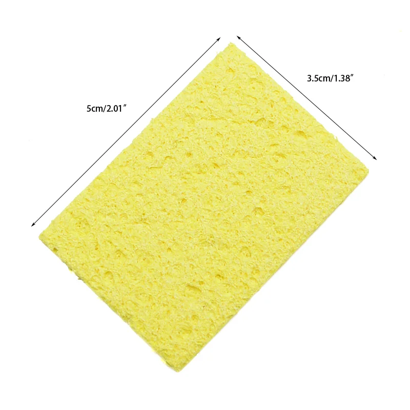 5/10Pcs Yellow Cleaning Sponge Cleaner for Enduring Electric Welding Soldering Iron hot air soldering