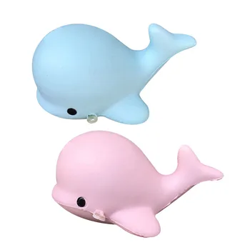 

Cute Kawaii 10CM Animal Whale Jumbo Squishy dolphin Slow Rising Straps Scented Stretch stress relief Squeeze fun Kid Toy Gift