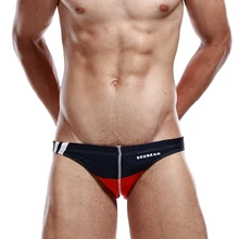 New Men Swimwear Trunks Swim Shorts Swimming Tight Surf Beach Short Sport Briefs Bathing Sport Swimsuit geometric print color block sport men s swimming trunks