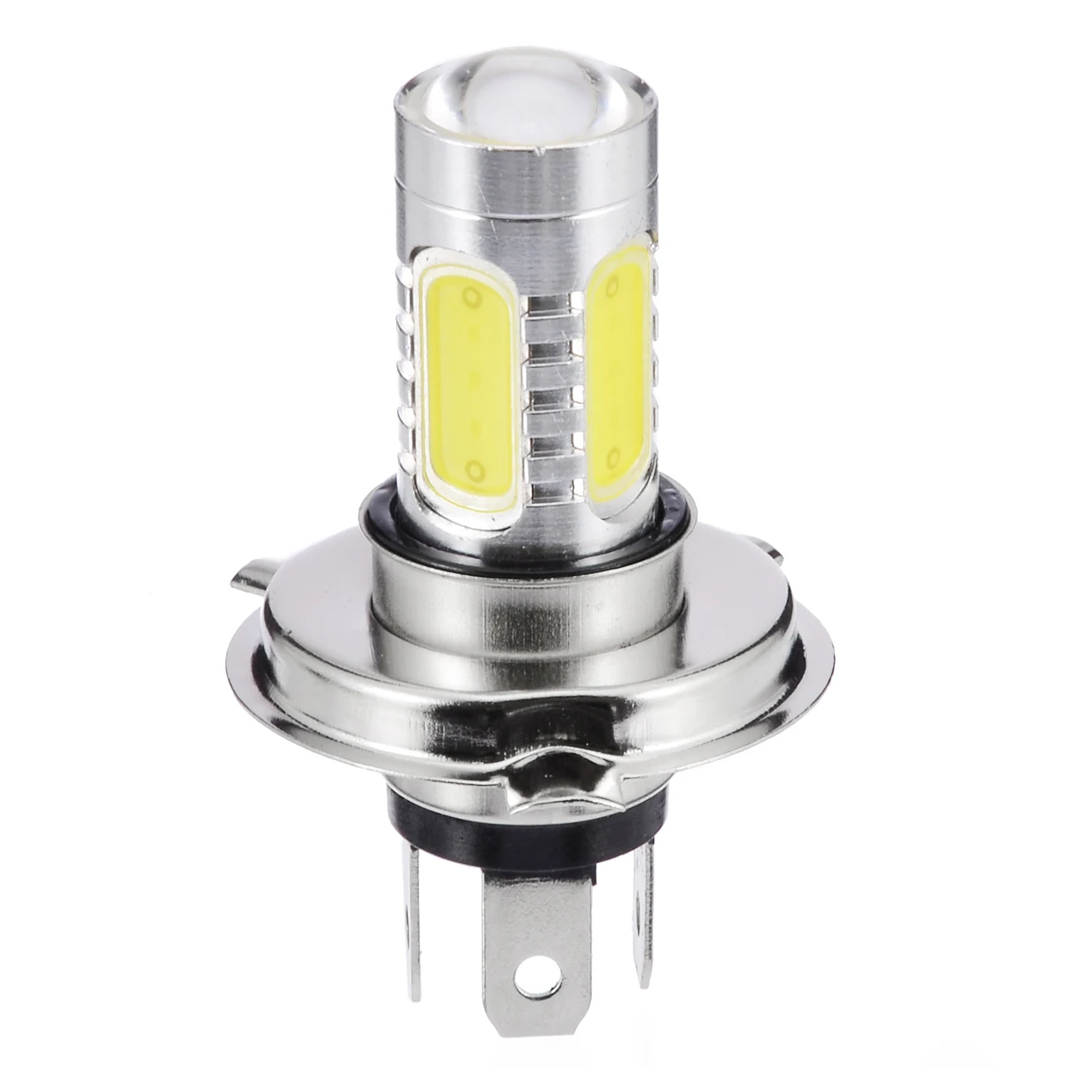

For Honda 1PC H4 Hi/Lo Beam Motorcycle Headlight Aluminum Alloy Head Light Bulb 9003 COB 30W White LED 6000K Super Bright Mayitr