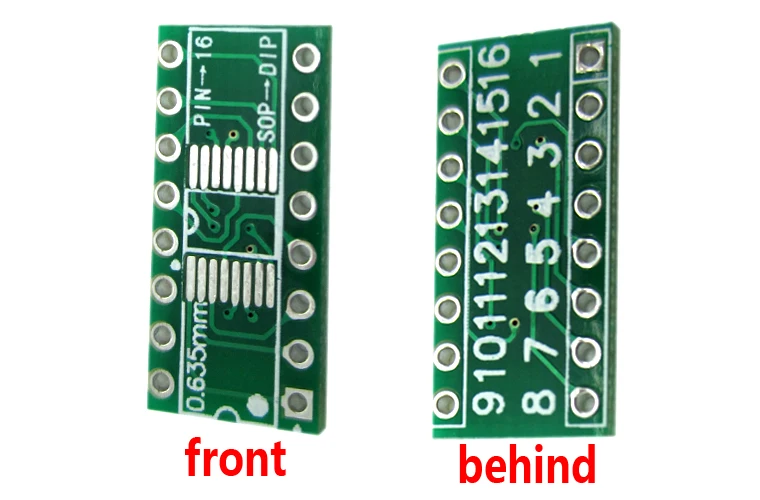 

TSSOP16-DIP16 adapter Socket Adapter plate PCB PB-FREE without Pin Header