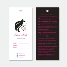 500 шт/лот Индивидуальные Женские прядка для наращивания волос бумажные бирки/этикетки для волос/накладки для волос