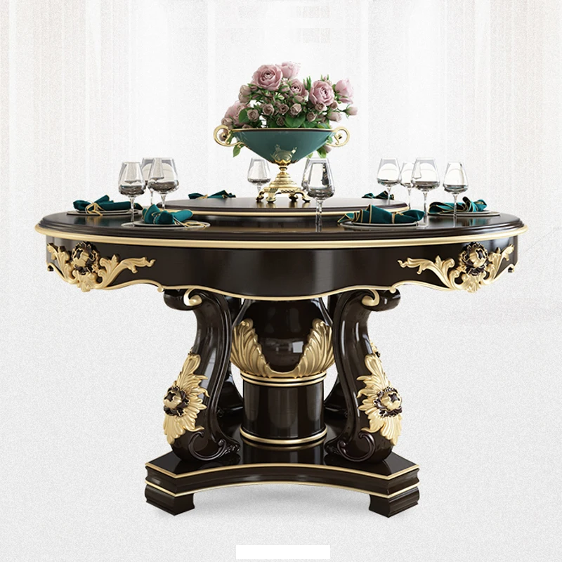 Modern luxury European style quality Furniture kitchen dining Table Chair muebles marble mesa de jantar plegable sala comedor