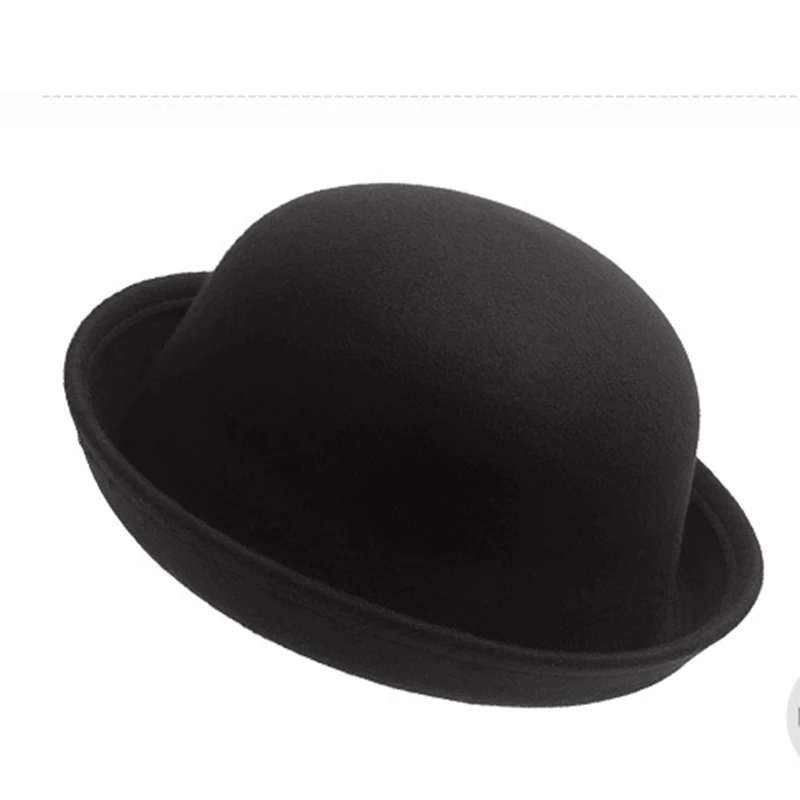 Зимняя шерстяная шляпа Fedora британская джазовая Ретро купольная для мужчин и