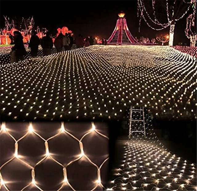 Kmashi 4mx6m 672 Leds Fishing Net Light String Lights Ceiling Mesh Kmashi 4mx6m 672 Leds Fishing Net Light String Lights Ceiling Mesh For Outdoor Tree Christmas Party Wedding Decoration Eu 220v