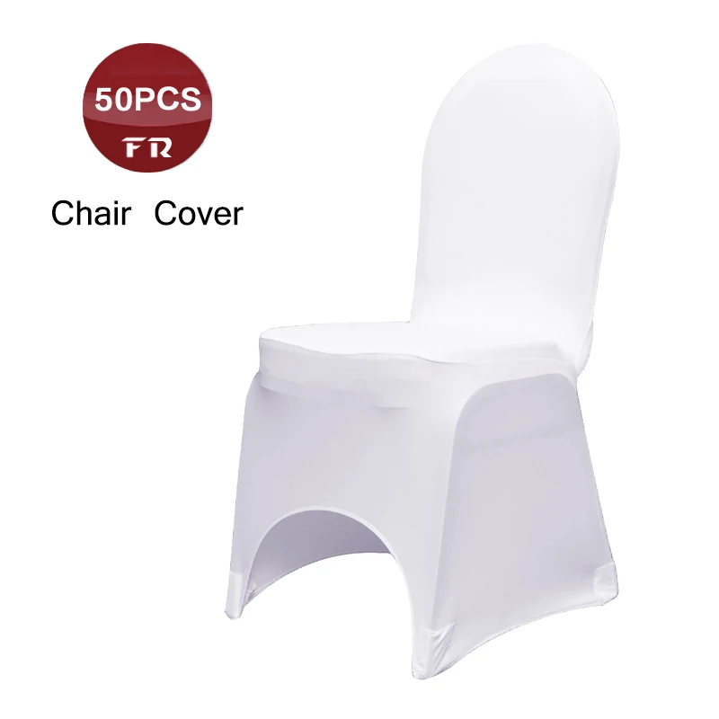 

FREE Express Shipping 50PC Chair Cover Spandex for Weddings Universal Stretch Lycra Chair Cover Elastic Funda Silla Boda Event