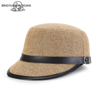 

BINGYUANHAOXUAN Men Women Stylish Sun Hat Equestrian Hat 2018 Summer Snapback Flax Baseball Cap Sun Hat Bone Breathable Hats