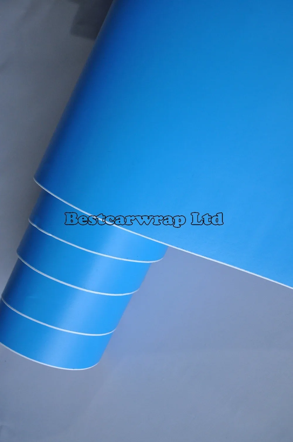 sea blue matt vinyl car wrap film blue matt foil wrapping (4)