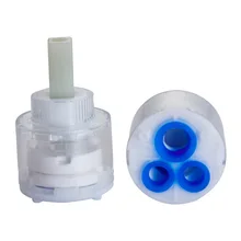 Кран Керамика "песочные часы" плоскостопие прозрачный "песочные часы" 40 мм/35 мм коллектор Клапан "песочные часы"