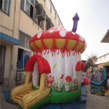 mushroom Inflatable bouncer house playground with CE/UL blower YLW-bouncer 209